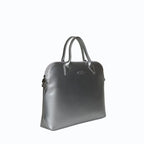 Porte-documents vegan pour femme City Apple Skin argent - sans cuir - éthique, écoresponsable, écologique, recyclé et sans cruauté