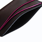 Porte-carte Mylo™️ rose en mycélium, structure souterraine des champignons - éthique, écoresponsable, écologique, durable et sans cruauté