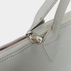 Sac cabas vegan pour femme Jolly Apple Skin gris perle sans cuir, éthique, écoresponsable, écologique, recyclé et sans cruauté