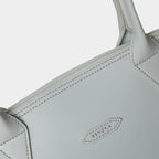 Sac cabas vegan pour femme Jolly Apple Skin gris perle sans cuir, éthique, écoresponsable, écologique, recyclé et sans cruauté