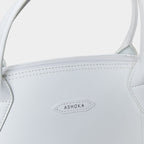 Sac à main vegan pour femme Pretty Full Apple Skin blanc sans cuir, éthique, écoresponsable, écologique, recyclé et sans cruauté