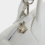 Sac à main vegan pour femme Pretty Full Apple Skin blanc sans cuir, éthique, écoresponsable, écologique, recyclé et sans cruauté