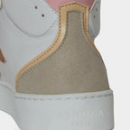 Sneakers vegan Matéo Montante Trio de Rose portées – baskets éthiques et tendance