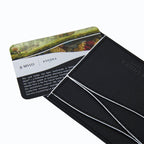 Grand porte-carte Mylo™️ blanc en mycélium, structure souterraine des champignons - éthique, écoresponsable, écologique, durable et sans cruauté