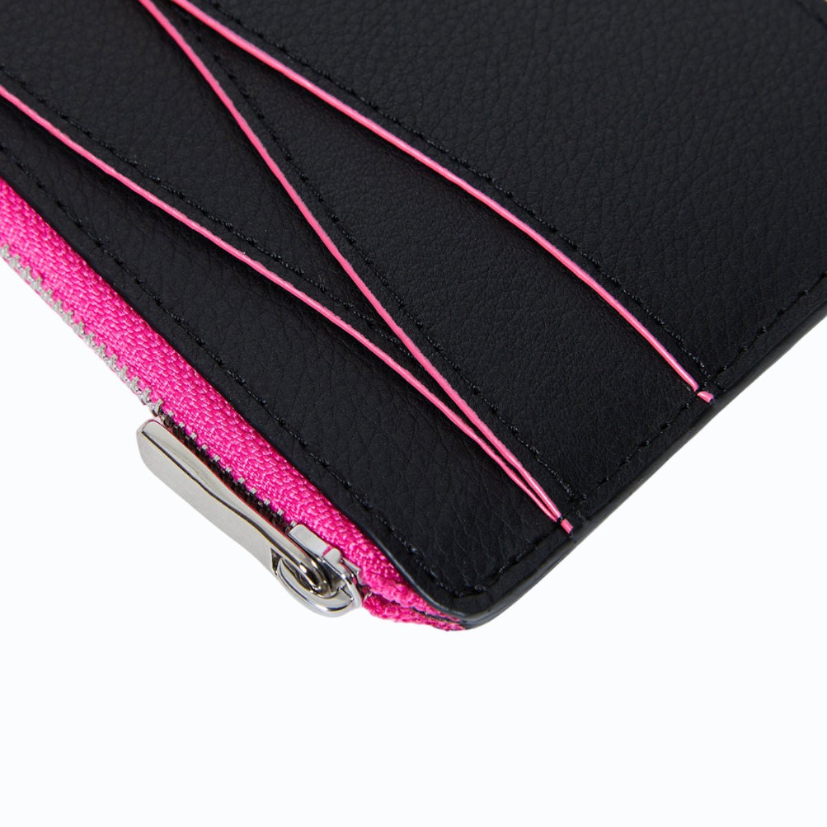 Pink zip card holder, large format – Mylo™ mushroom mycelium