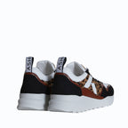 Chaussures vegan Lewis Léopard – baskets running durables vue arrière