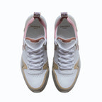 Sneakers vegan Lewis Trio de Rose – vue du dessus avec laçage ergonomique