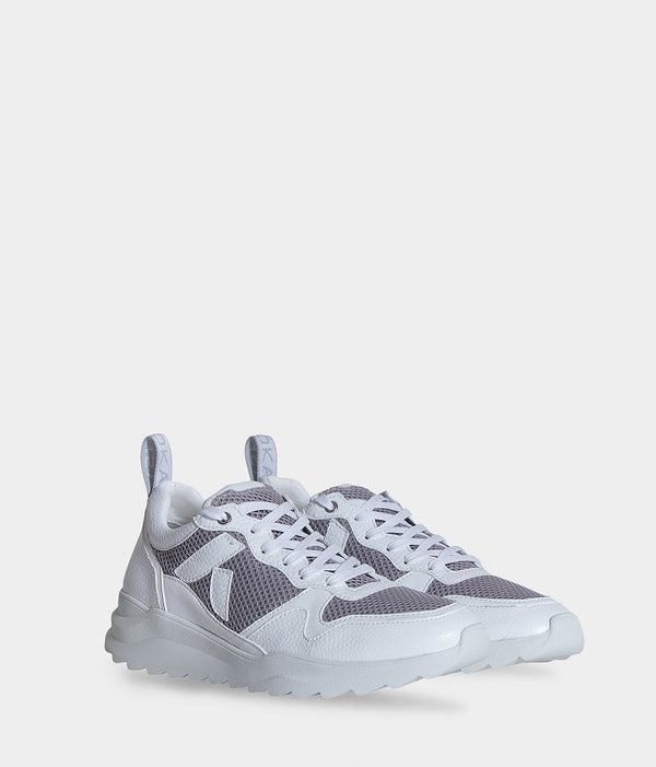 Chaussures vegan Lewis Blanches – baskets running durables en matières recyclées