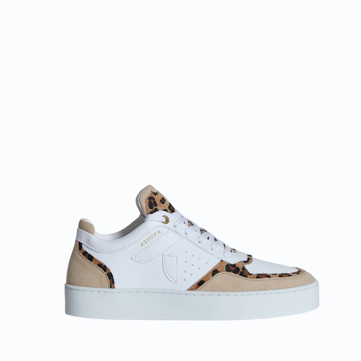 Sneaker vegan Matéo Basse Léopard – chaussure éthique biosourcée et recyclée