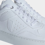 Chaussure vegan Matéo Basse Blanche – détail cuir de pomme Uppeal™ et matières recyclées