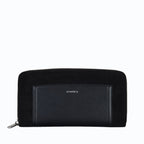 Portefeuille-Compagnon Oxymore noir Apple Skin lisse, éthique écologique recyclé et  écoresponsable.