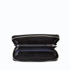 Portefeuille-Compagnon Oxymore noir Apple Skin lisse, éthique écologique recyclé et  écoresponsable.